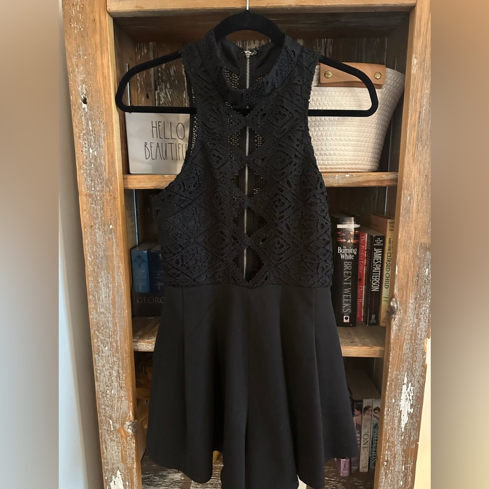 Lace clubbing romper
